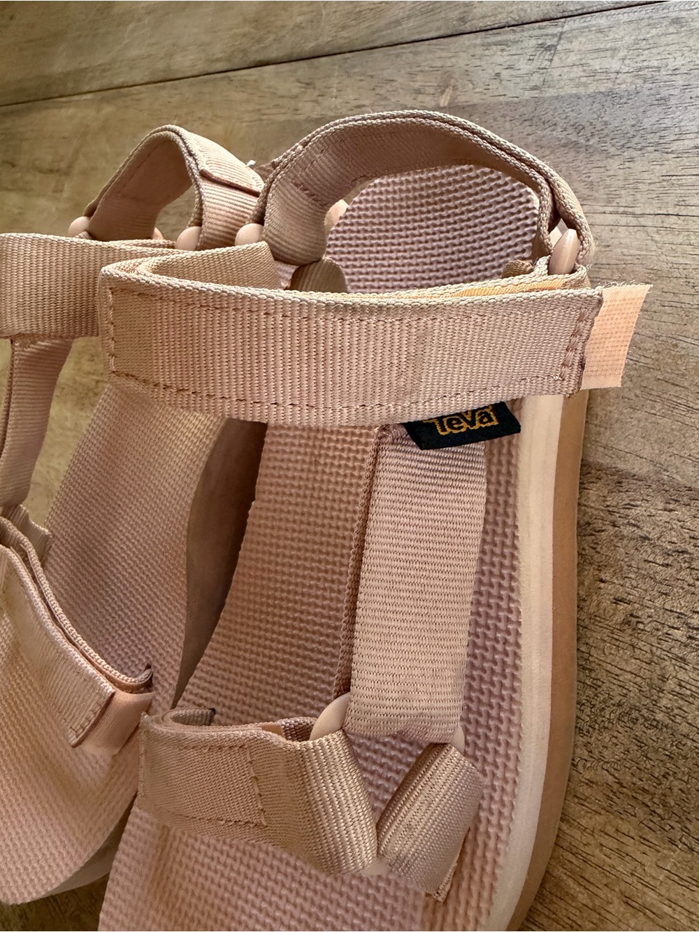 Teva Women's Sandals Blush Tan Strappy Outdoor Sandals - Picture 2 of 5